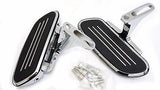 Streamliner Style Chrome Passenger Floor Boards for Harley Touring 1993-2018