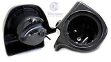 Unpainted Lower VENTED Fairing 6.5" Speaker Boxes Pods for H-D Touring