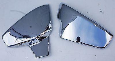 Mutazu, A Pair Chrome Side Covers fit Honda Shadow Steed  600 VT. Made with ABS