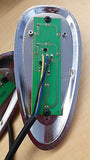 A pair of Tear Drop LED lights for Hard Saddlebags Saddle bags,best fit HL model