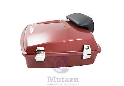 Mutazu Fire Red Razor Tour Pak Harley Davidson Touring w/ Premium latches hinges