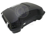 Matte Black Razor Tour Pak for Harley Davidson Touring Premium Hardware Latch