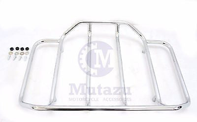 Mutazu Top Luggage Rack Rail for Harley Tour Paks Chopped & King 2014 2015 2016