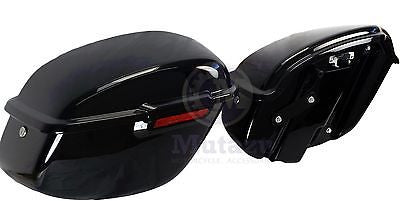 2004-2015 Black Hard Saddlebags for Harley Sportster 883 1200 XL factory style