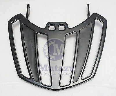 Dossier Porte-bagages Sissy Bar Pour Victory Cross Road / Cross Country 2010-2014 - Acier Haute Qualité, Couleur Noir