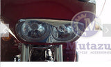 Chrome Bad Boy Bezel for Harley Road Glide