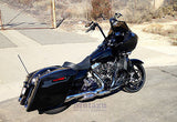 Complete 4.5" Extended Saddlebags for 2014 & Up Harley Touring