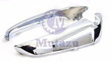 Mutazu Chrome Radiator Side Covers shrouds for Harley Davidson V Rod VROD VRSC