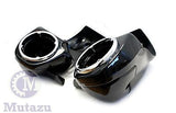 Speaker Pods Lower Vented Fairings Set fit Harley HD Touring models Black,type B