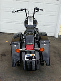 6" Non Tapered Vivid Black Extensions for 94-2013 H-D Touring Hard bags