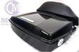 Vivid Black Razor for Harley Davidson HD Tour Pak Trunk Pack pan cake touring