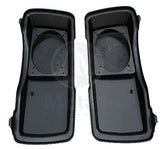 Mutazu 6 x 9 Speaker Lids Vivid Black for Harley Touring Hard Saddlebags