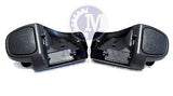 Vivid Black Standard Lower Vented Fairings for 2014 & up Harley Touring Models