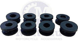 8 Piece Replacement Rubber Grommets for Universal Hard Saddlebags