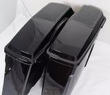 6" x 9" Speaker Lids with 4" Extended Stretched Hard Saddlebags For Harley HD