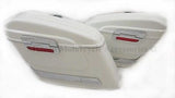 Universal HL Hard Saddlebags - White