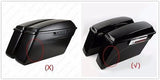 CVO Style Extensions for TCMT Style Harley Touring Saddlebags, sold in a pair