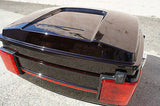 Black Cherry King Tour Pak with Lights for Harley Touring
