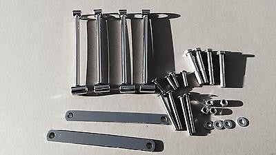Ensure Hard Saddlebag Chrome Supports Mounting Brackets for All Cruisers