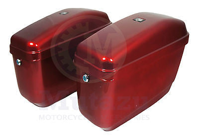 Universal GA Saddlebags - Burgundy Red (Expected early to mid June 2018)