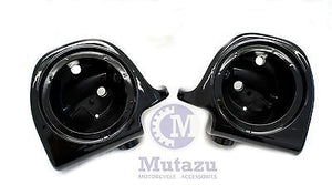 Vivid Black Lower Vented Fairing 6.5" Speaker Pods