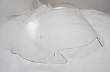 Mutazu Aero Flip Spoiler Clear Windshield 11" Tall Fits Victory Cross Country