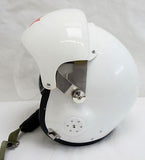 Air Force Motorcycle Helmet, with Dual Visors, Clear or Black, One size fits all