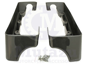 4" CVO Style Black Pearl Extensions for 94-2013 H-D Touring Hard bags
