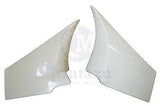 Raw White ABS Side Covers for Victory Cross Country Road