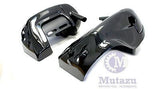 Speaker Pods Lower Vented Fairings Set fit Harley HD Touring models Black,type B