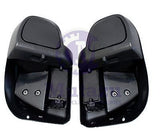 Vivid Black Lower Vented Fairing Kit Leg Warmer for 2014 & Up H-D Touring