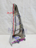 Raw Finish Unpainted Chin Spoiler Scoop for Harley Touring