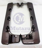 4" Black Cherry 2 into 1 CVO Saddlebag Extensions (94-2013)