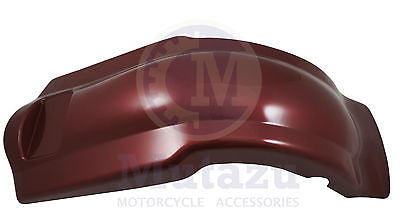 Fire Red Extended Stretched Fender Overlay for Harley Touring
