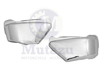 Mutazu Pair Chrome Side Covers fit Honda Magna VF750. Made with ABS