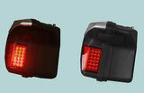 Large Mutazu Universal Detachable Hard Saddlebags in Vivid Black