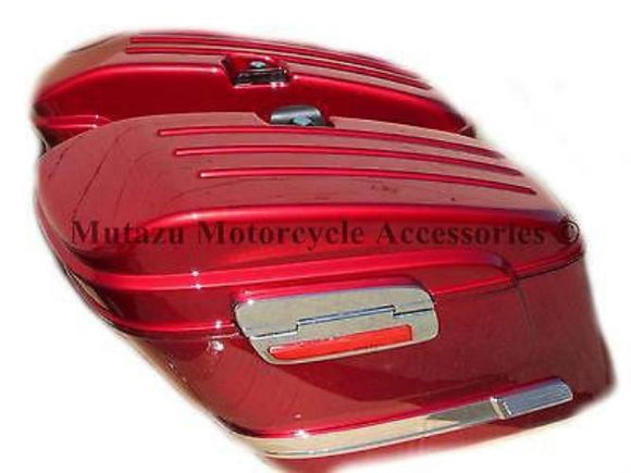 Universal HL Hard Saddlebags - Burgundy Red