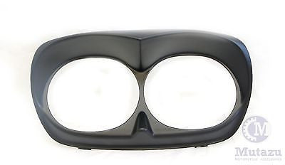 Matte Black Bad Boy Bezel for Harley Road Glide