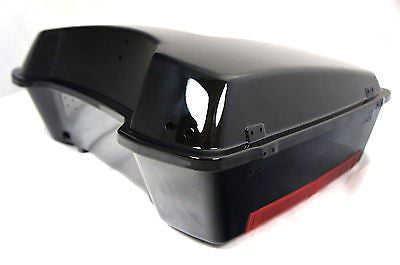 Vivid Black Chopped fits Harley Davidson HD Tour Pak Trunk