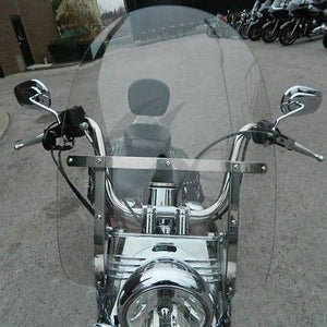 Detachable Windshield For Harley Heritage Softail Classic Fat Boy FL 2000-Up