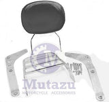 Chrome Sissy Bar Backrest & Luggage Rack for Honda Shadow Aero 750 VT750 04-16