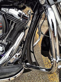 Vivid Black Chin Spoiler Scoop for Harley Touring