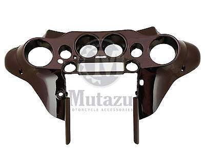 Mutazu Black Cherry Front Inner Cowl Fairing for Harley Davidson HD Touring FLH