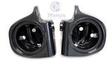 Unpainted Lower VENTED Fairing 6.5" Speaker Boxes Pods for H-D Touring