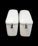 Universal LW Hard Saddlebags - Gloss White