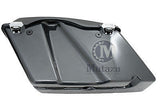 Mutazu Black Pearl Complete Hard Saddlebags for Harley Touring Models FLH FLT