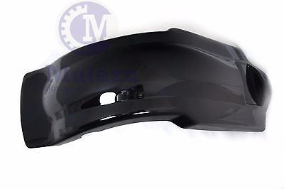 Vivid Black Extended Stretched Fender Overlay for Harley Touring