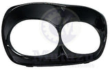 Vivid Black Bad Boy Bezel for Harley Road Glide