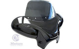 38" Motorcycle Large Universal Batwing Outer Fairing w/ Windshield -W/ Premium Hardware