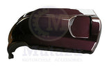 Black Cherry Extended Stretched Fender Overlay for Harley Touring